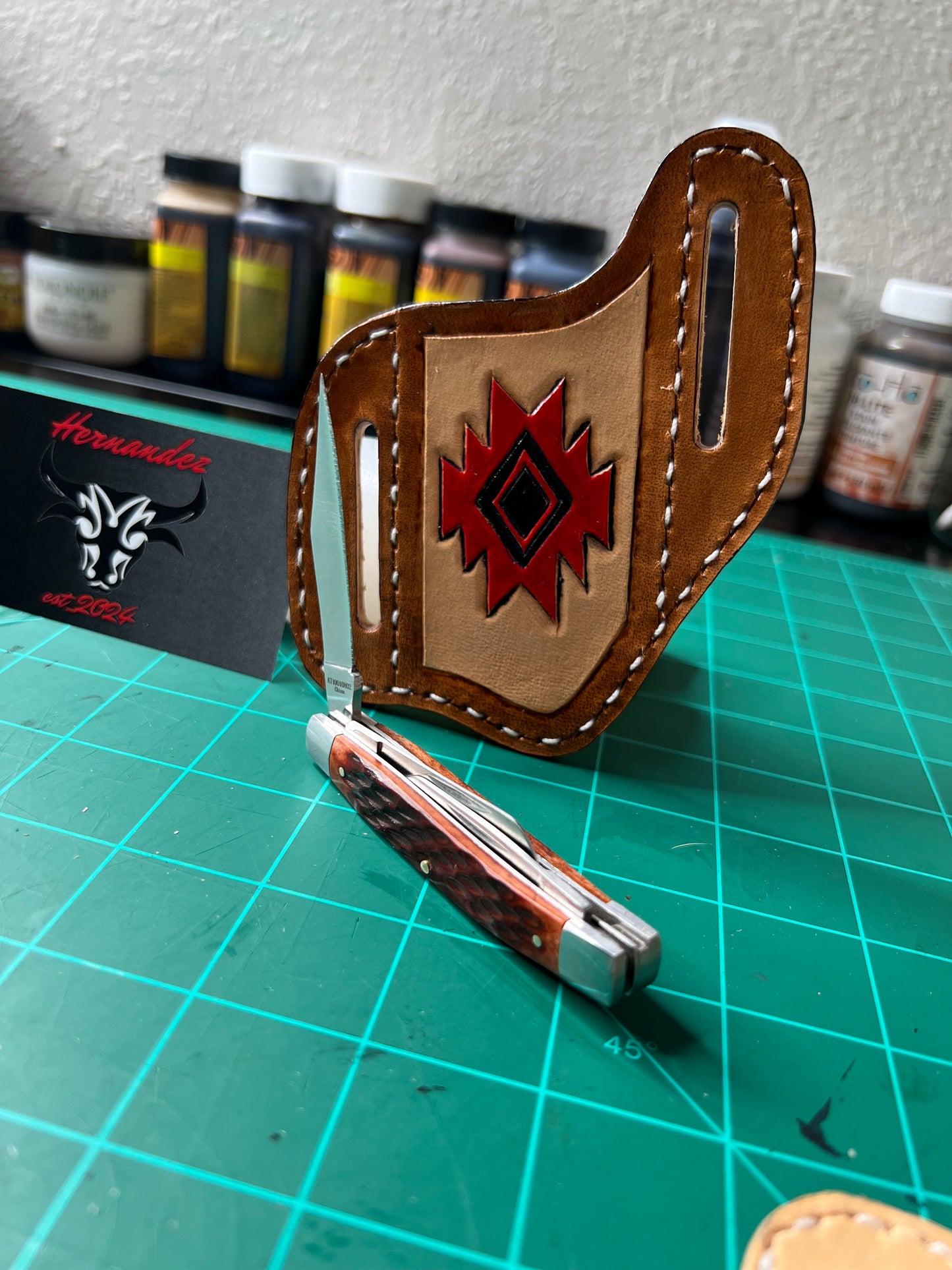 Knife Sheath tribal