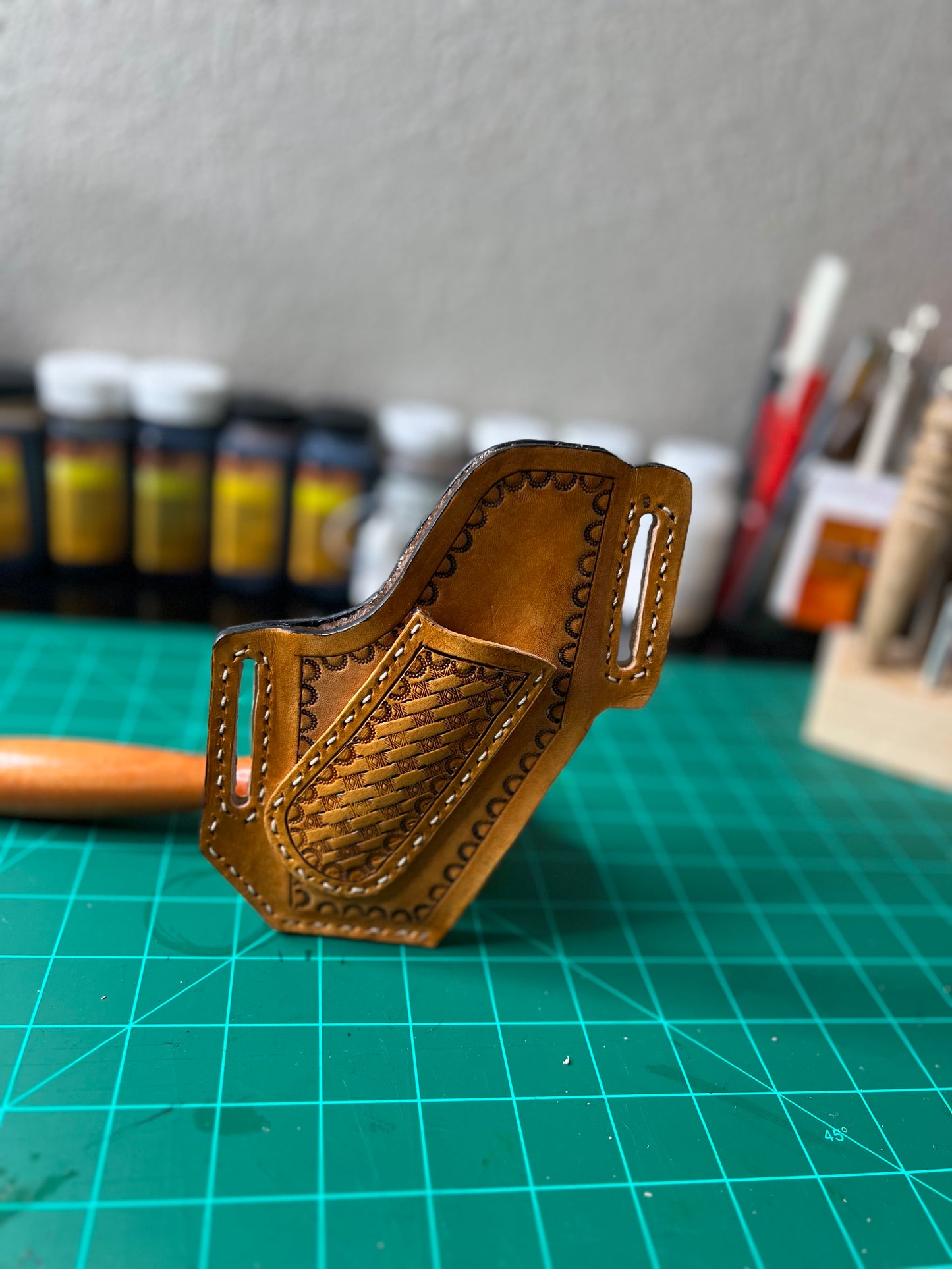 Custom Leather Phone Holster IPHONES 12,13,14,15,16 Pro